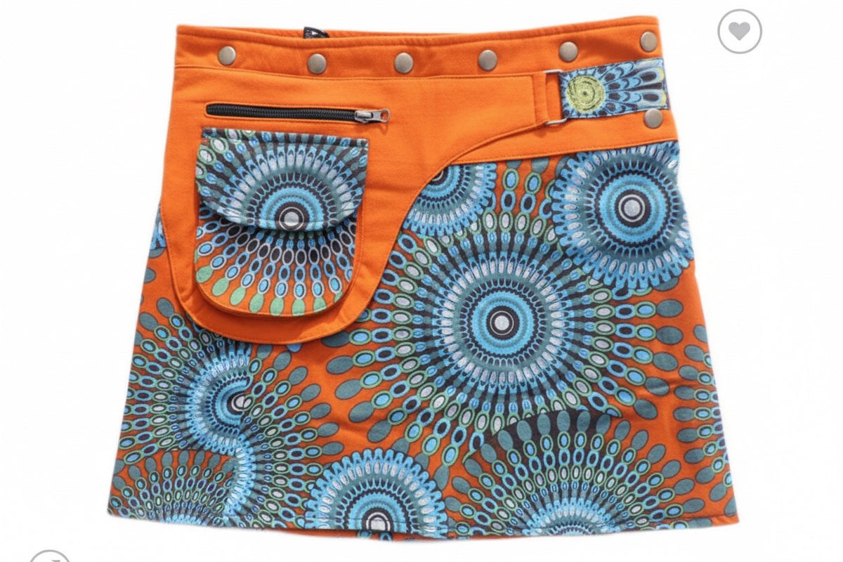 Festival Wrap Skirt with Pocket