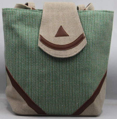 Tote Bag  Hemp with Over flap